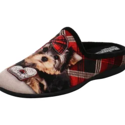 Relax Hausschuh Hund schwarz Outlet