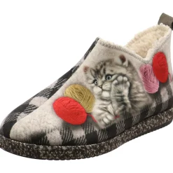 Relax Hausschuh Katze grau Best