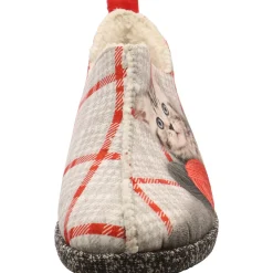 Relax Hausschuh Katze grau Clearance