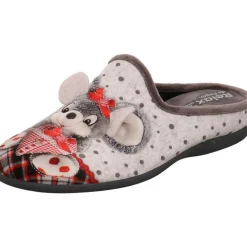 Relax Hausschuh Maus grau Outlet