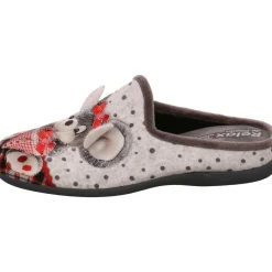 Relax Hausschuh Maus grau Outlet
