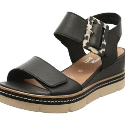 Remonte Keilsandalette schwarz Sale