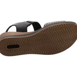 Remonte Keilsandalette schwarz Discount