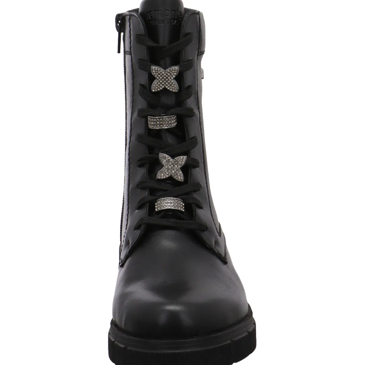 Remonte Schnürstiefelette schwarz Discount