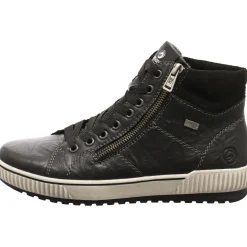 Remonte Schnürstiefelette schwarz Discount