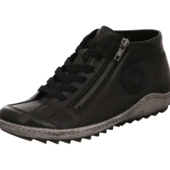 Remonte Schnürstiefelette schwarz Discount