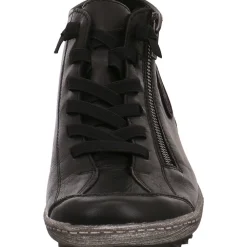 Remonte Schnürstiefelette schwarz Discount