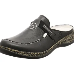 Rieker Clog schwarz Discount