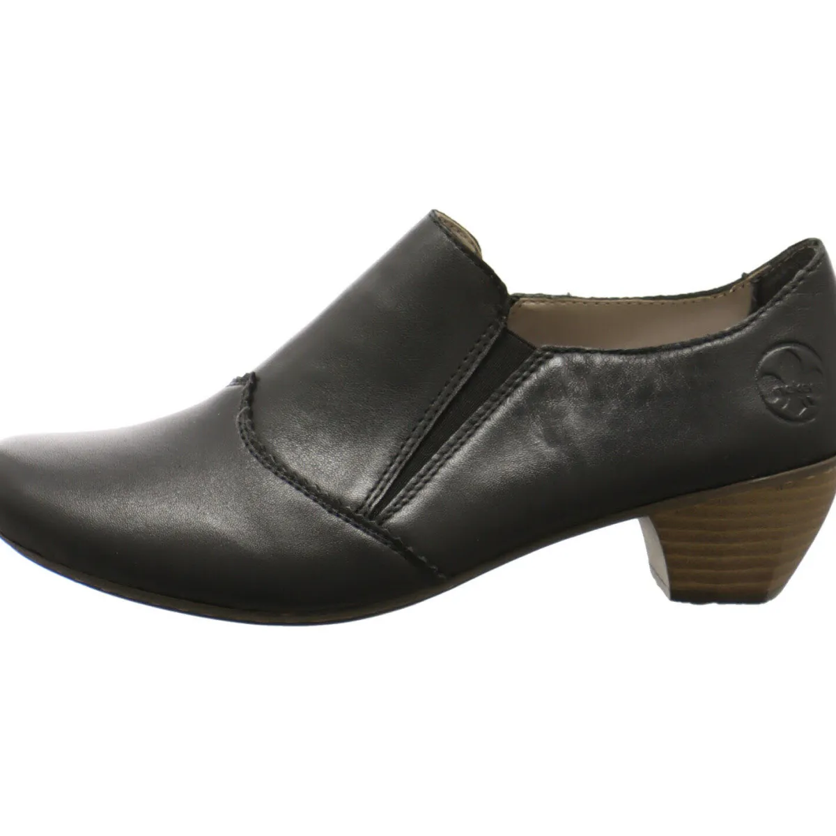 Rieker Hochfrontpumps schwarz Clearance