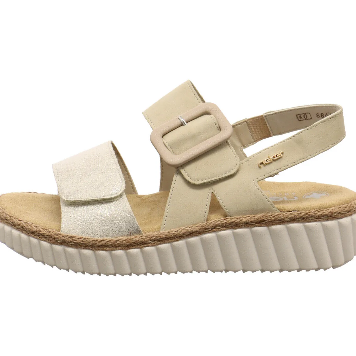 Rieker Keilsandalette beige Online