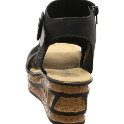 Rieker Keilsandalette schwarz