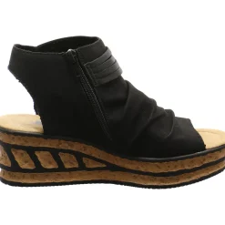 Rieker Keilsandalette schwarz