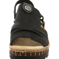 Rieker Keilsandalette schwarz Best