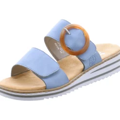 Rieker Pantolette blau Clearance