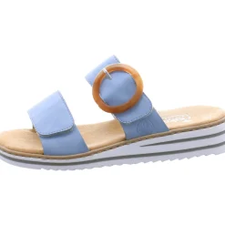 Rieker Pantolette blau Clearance