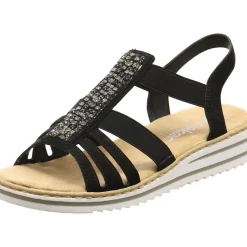 Rieker Sandale schwarz Hot