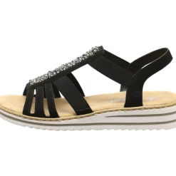 Rieker Sandale schwarz Hot
