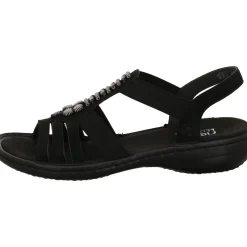 Rieker Sandale schwarz Clearance