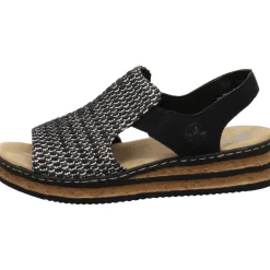 Rieker Sandale schwarz Sale