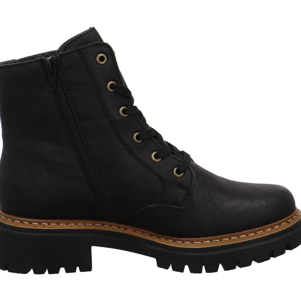 Rieker Schnürboot schwarz Sale