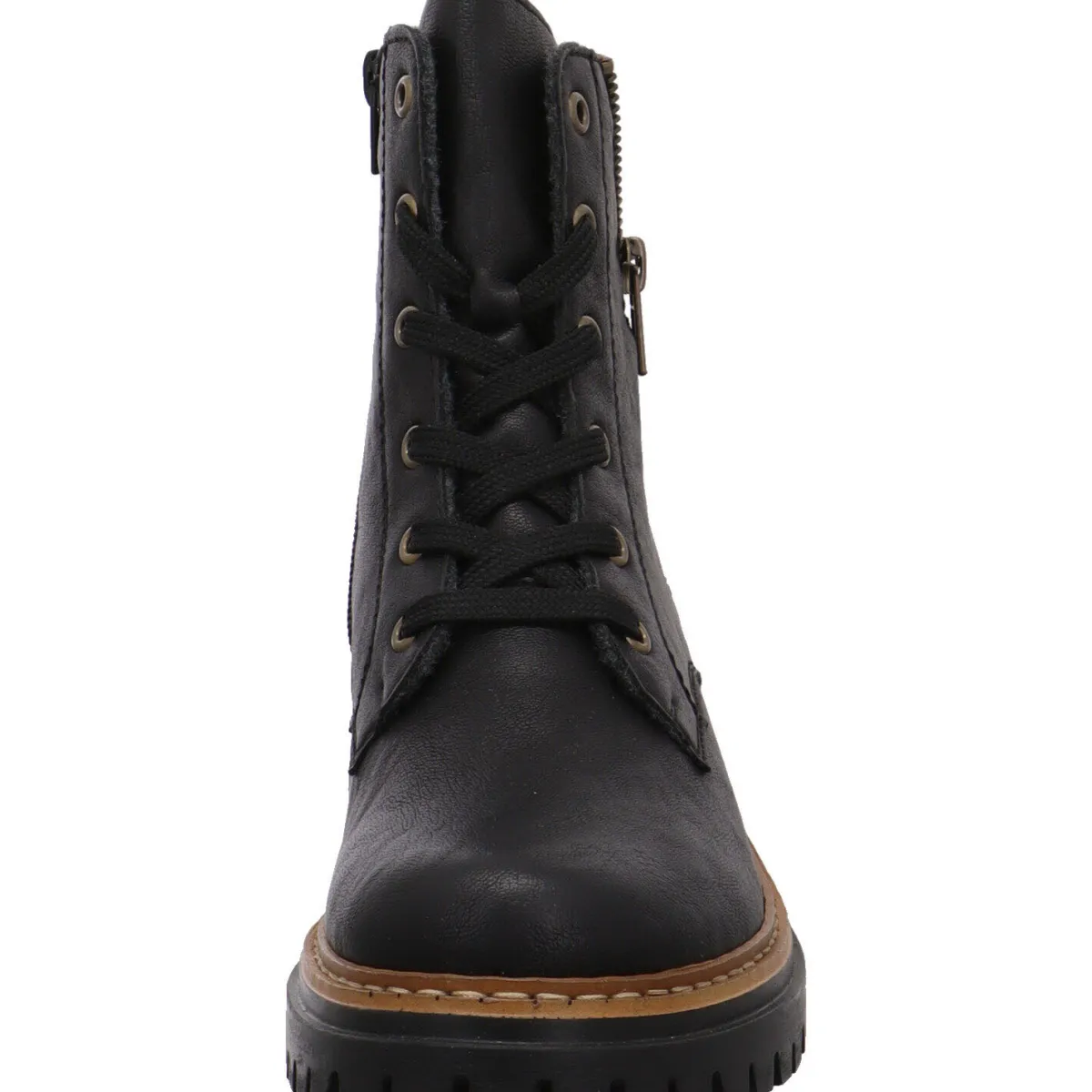 Rieker Schnürboot schwarz Sale