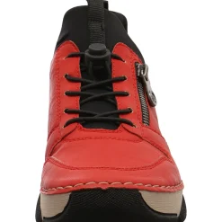 Rieker Schnürschuh rot Clearance