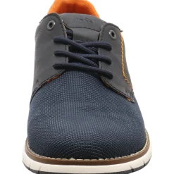 Rieker Schnürschuh blau