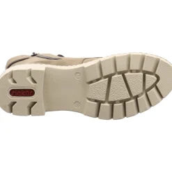 Rieker Schnürstiefelette beige