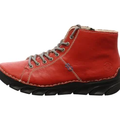 Rieker Schnürstiefelette rot Hot