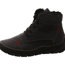 Rieker Schnürstiefelette grau Discount
