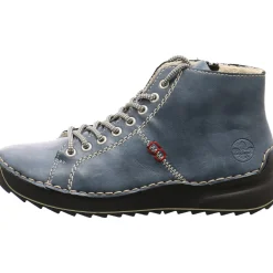 Rieker Schnürstiefelette blau Online