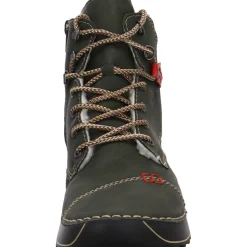 Rieker Schnürstiefelette grün Discount