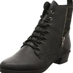 Rieker Schnürstiefelette schwarz Sale