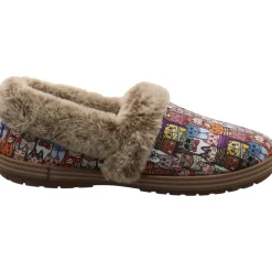 Skechers Hausschuh Bobs too Cozy - Chic Cat Motiv Best