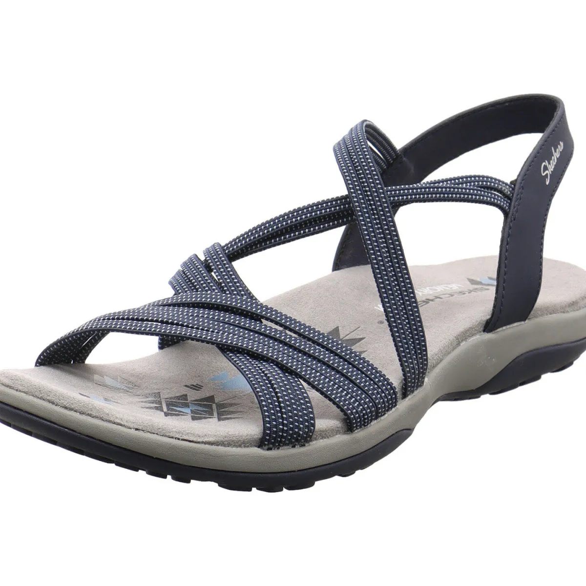 Skechers Sandale Reggae Slim - Turn it Up blau Hot