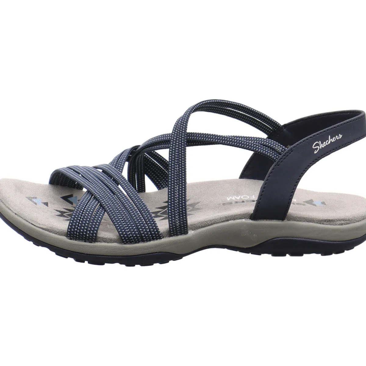 Skechers Sandale Reggae Slim - Turn it Up blau Hot