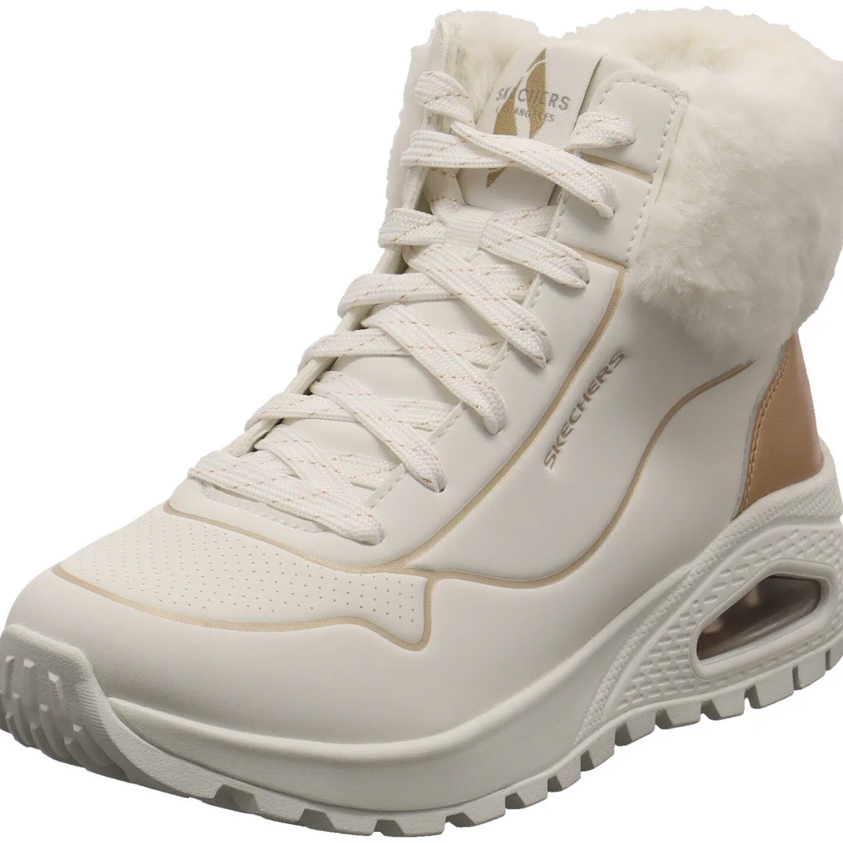 Skechers Schnürboot Uno Rugged - Fall Shimmer weiß Outlet