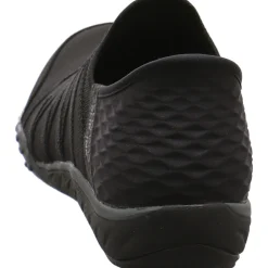 Skechers Slipper Breathe Easy - Roll with Me schwarz Hot