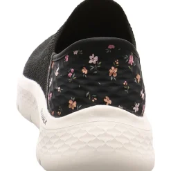 Skechers Slipper Go Walk Flex - Sunset Rose schwarz Outlet