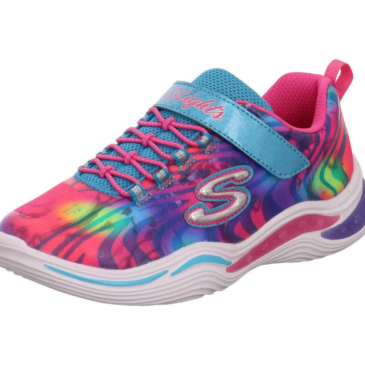 Skechers Sneaker low S Lights Power Petals Flowerspark mehrfarbig Clearance
