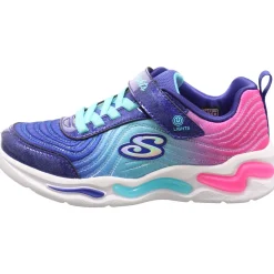 Skechers Sneaker low S Lights Wavy Beams  Ombre Express blau New
