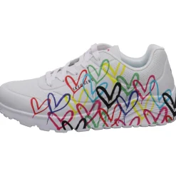 Skechers Sneaker low Uno Lite Spread the Love weiß Sale