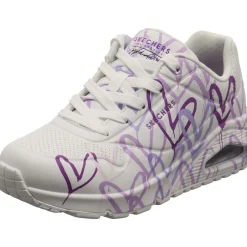 Skechers Sneaker low Uno - Spread the Love weiß Clearance