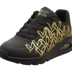 Skechers Sneaker low Uno - Golden Heart schwarz Outlet