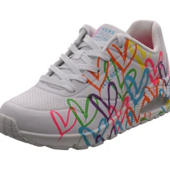 Skechers Sneaker low Uno - Highlight Love weiß Outlet