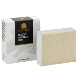 Solitaire Schwamm Suede Nubuck Box weiß Discount
