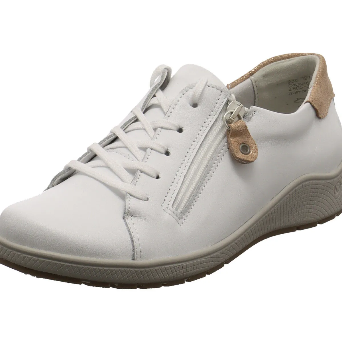 Suave Schnürschuh Porto weiß Online