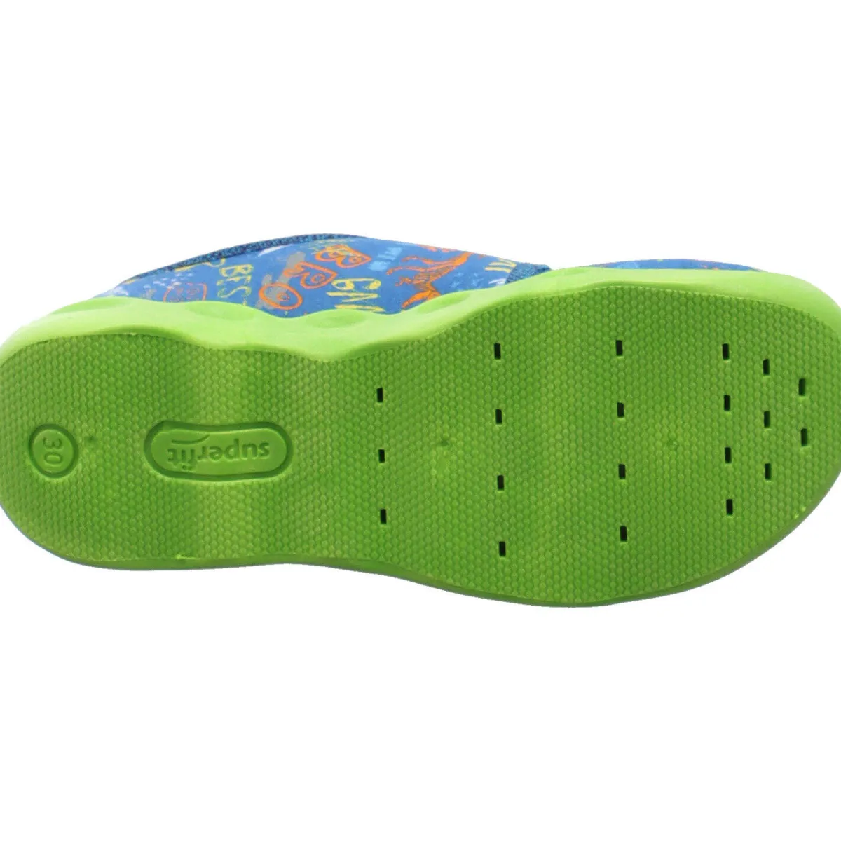 Superfit Hausschuh Bubble blau