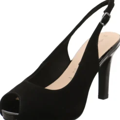 Tamaris Peeptoe schwarz Outlet