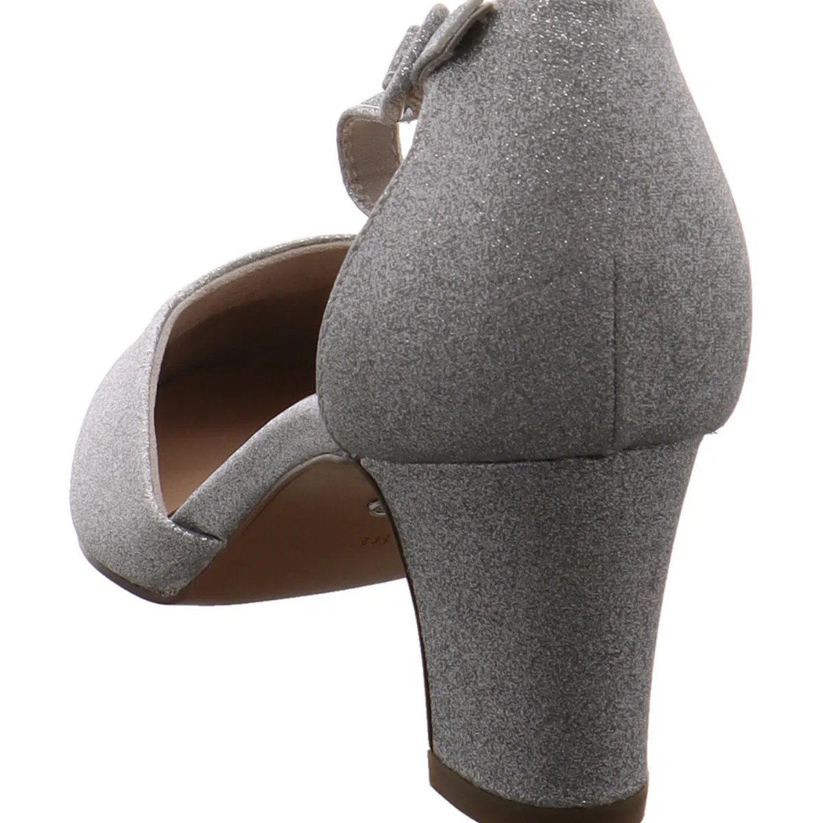 Tamaris Riemchenpumps silber Outlet